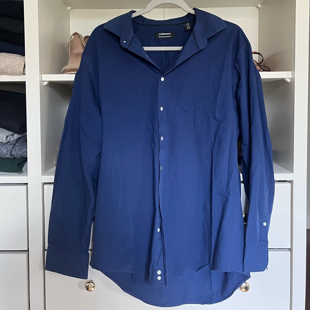 Nordstrom Tech-Smart Trim Fit Mens Dress Shirt